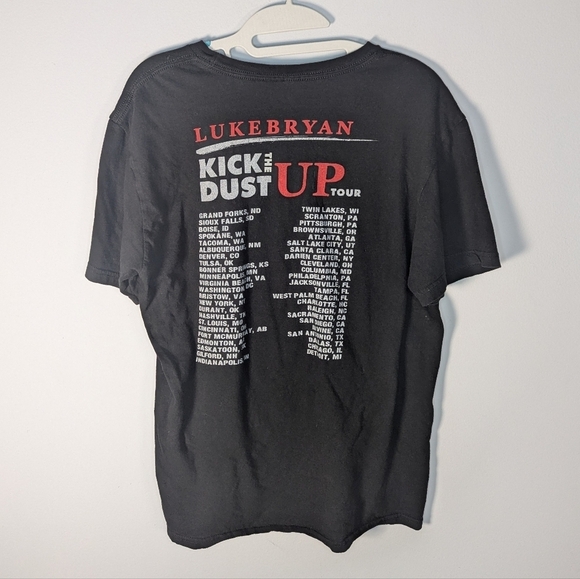 Luke Bryan Kick Up the Dust Tour Shirt country music womans medium - Picture 3 of 5
